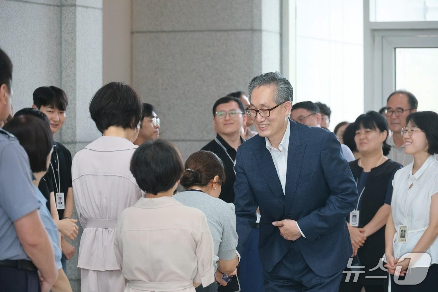 본문 이미지 - 유득원 대전시 행정부시장이 행정안전부 전보 발령 인사로 2년 8개월간의 업무를 마무리했다. (시 제공) / 뉴스1