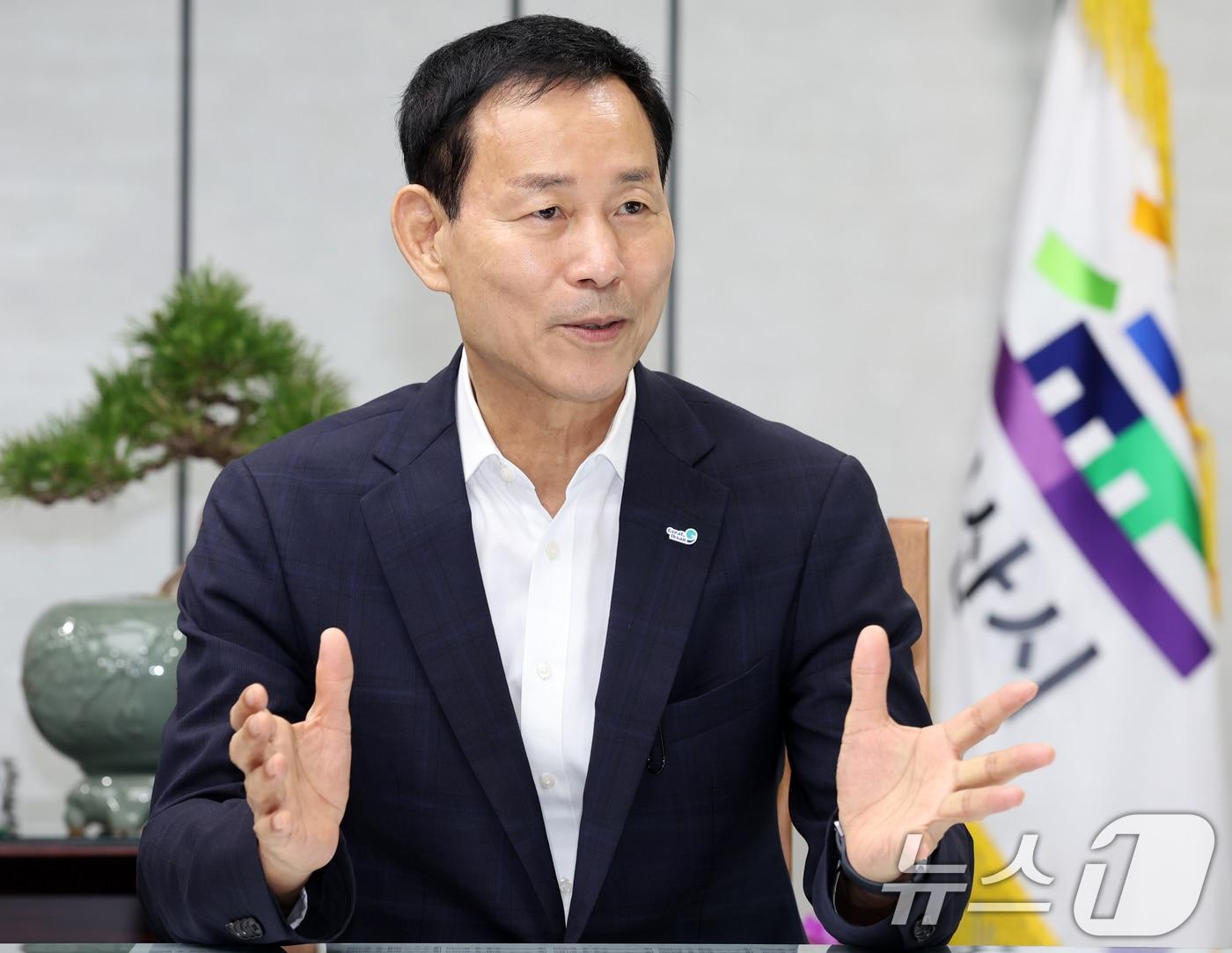 본문 이미지 - 최정호 익산시장. ⓒ 뉴스1 유경석 기자
