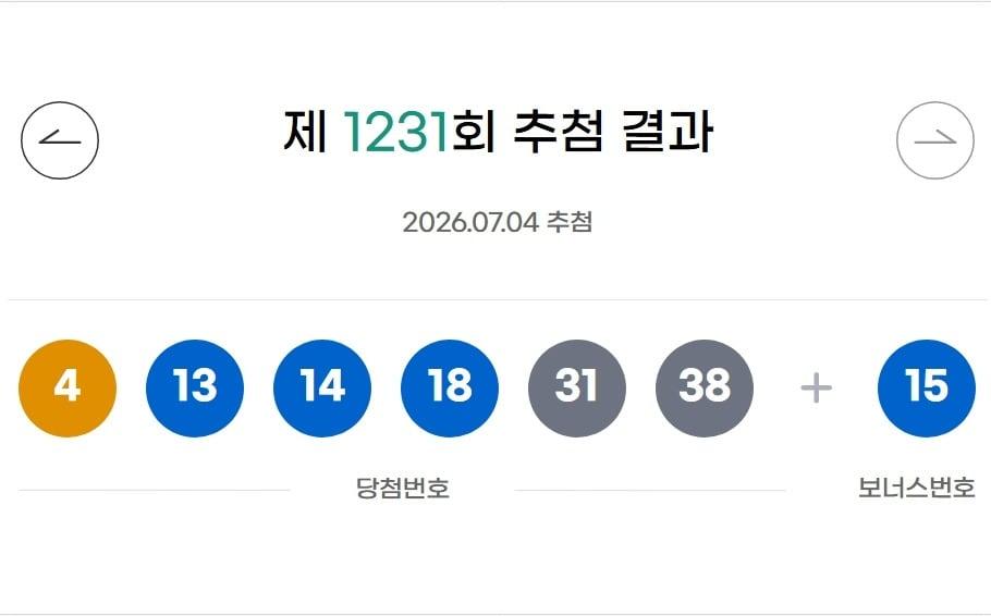 본문 이미지 - (동행복권 홈페이지 갈무리)
