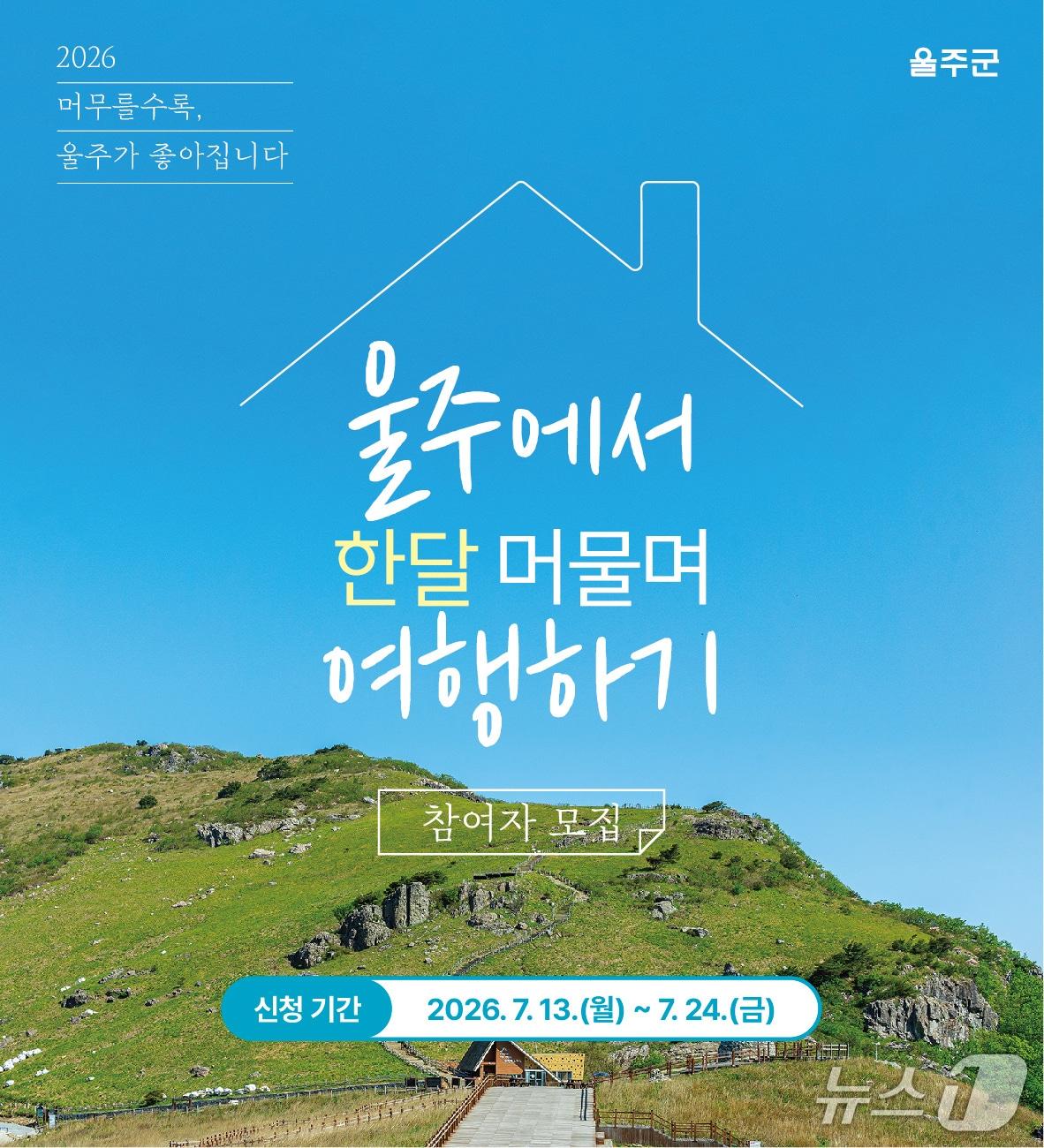 본문 이미지 - '울주에서 한 달 머물며 여행하기' 홍보 웹 포스터. (울주군 제공. 재판매 및 DB 금지) /뉴스1