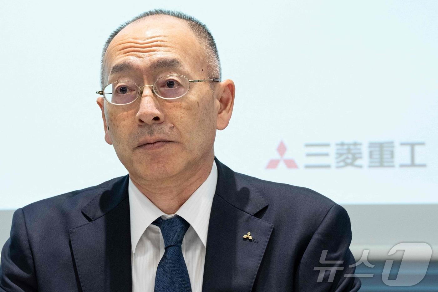 본문 이미지 - 이토 에이사쿠 일본 미쓰비시중공업 최고경영자(CEO). 2026.05.12. ⓒ AFP=뉴스1