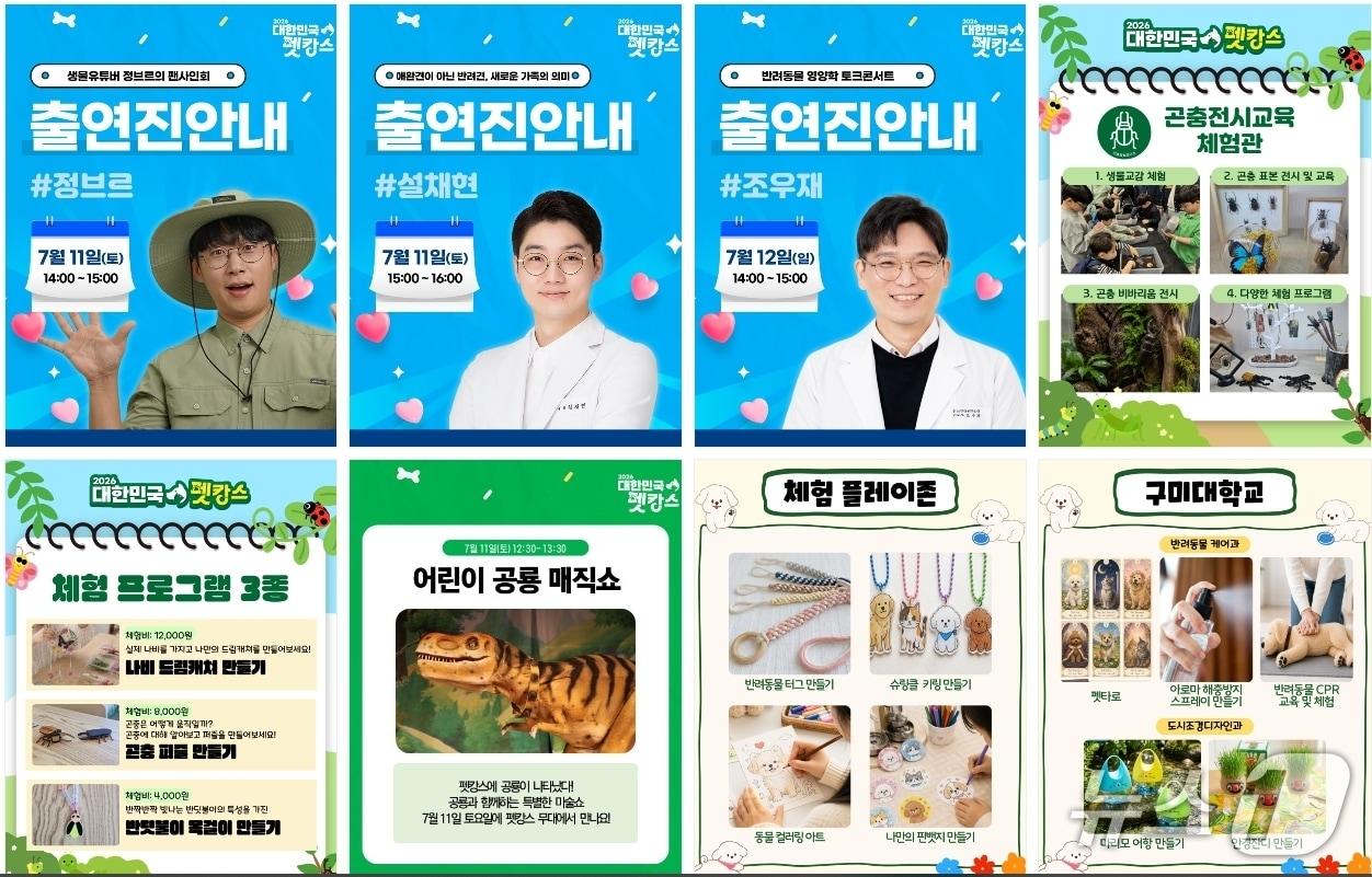 본문 이미지 - '2026 대한민국 펫캉스' 가 오는 10~12일 경북 구미시 구미코에서 열린다. /뉴스1