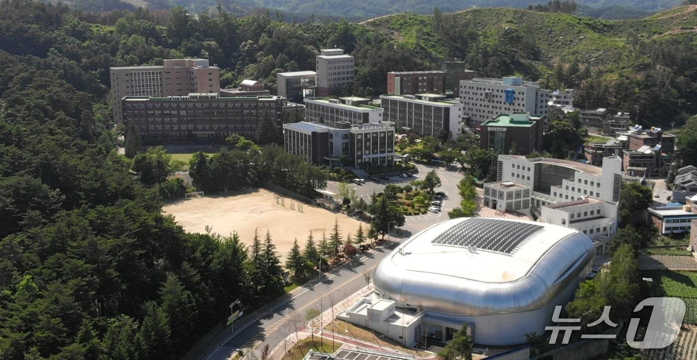 본문 이미지 - 강릉영동대학교 캠퍼스 전경.(강릉영동대 제공, 재판매 및 DB 금지)