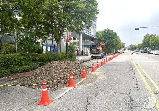 본문 이미지 - 전주시가 전북도청 북문에 유료 노상주차장을 조성한다.(전주시 제공, 재판매 및 DB 금지)/뉴스1
