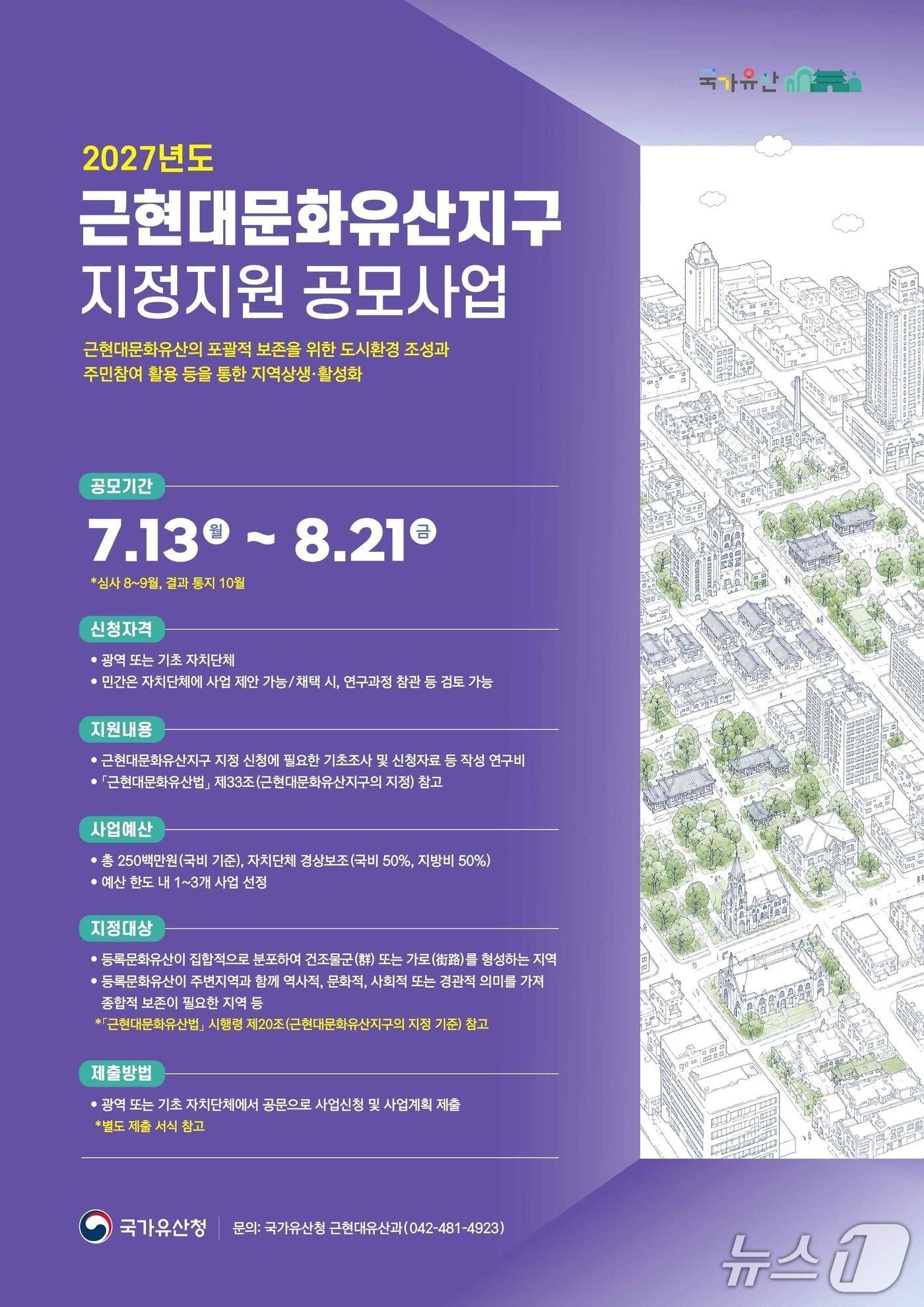 본문 이미지 - 2027년도 근현대문화유산지구 지정지원 사업