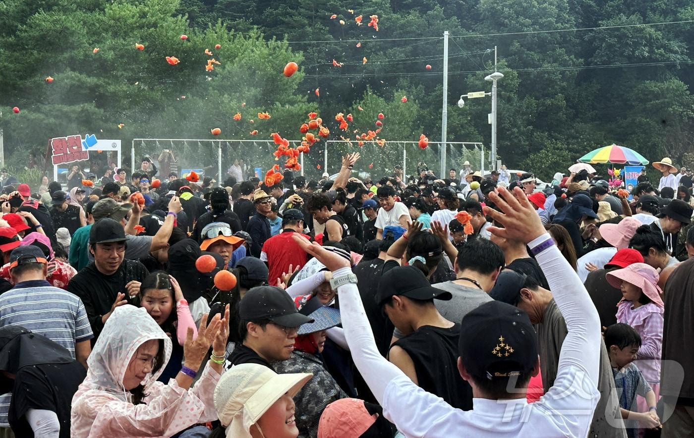 본문 이미지 - 2026 화천토마토축제 현장.(뉴스1 DB)