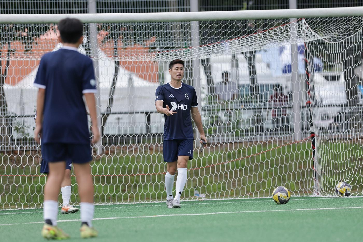 본문 이미지 - 설기현이 드림플레이어 축구 클리닉 멘토로 나섰다. (한국프로축구연맹 제공)