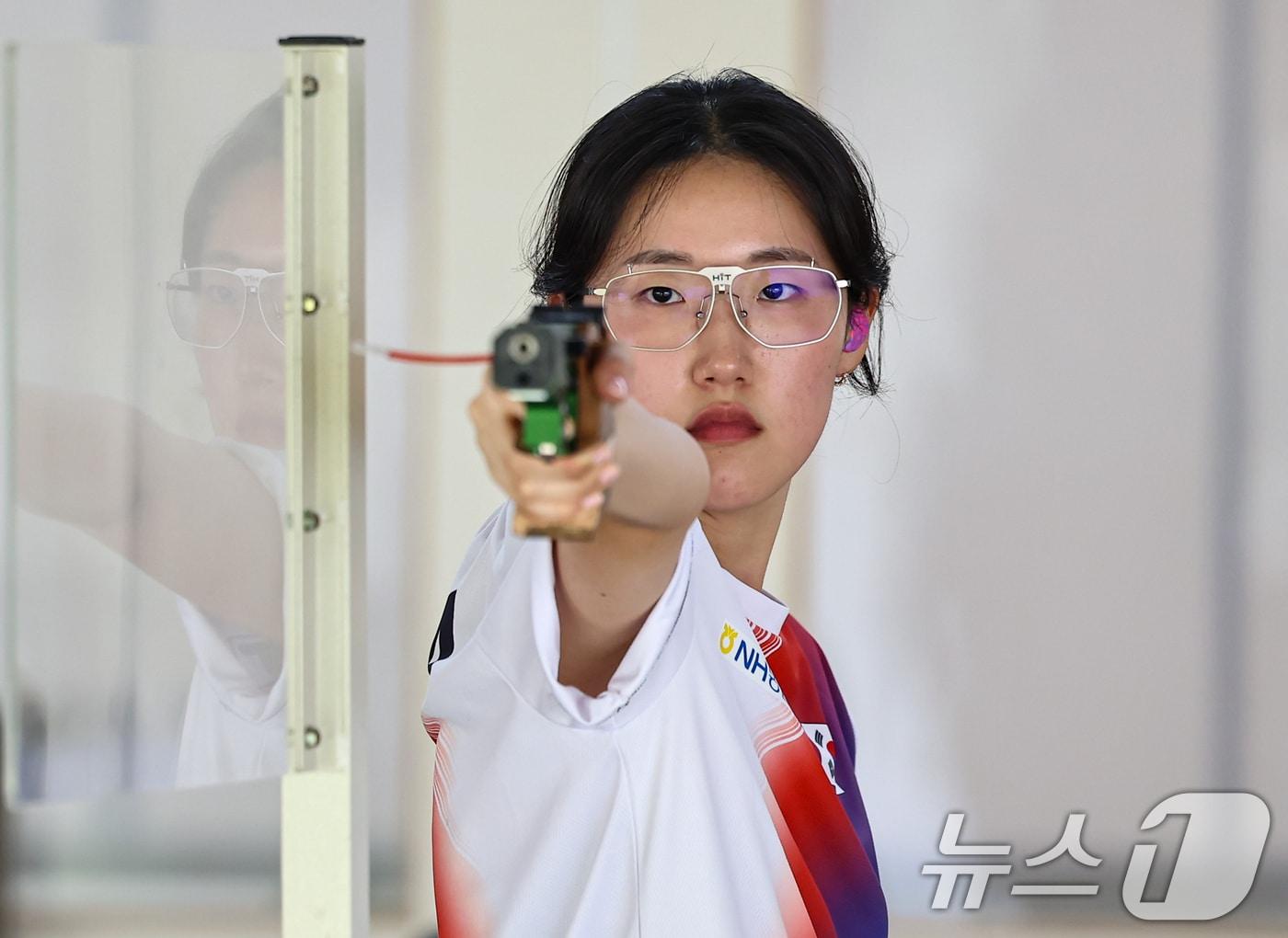 본문 이미지 - 2026 아이치-나고야 아시안게임 사격 국가대표 양지인. ⓒ 뉴스1 김도우 기자