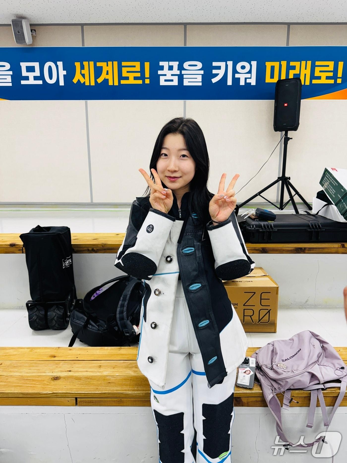 본문 이미지 - 한국 사격 국가대표 반효진. 2026.8.10 ⓒ 뉴스1 서장원 기자