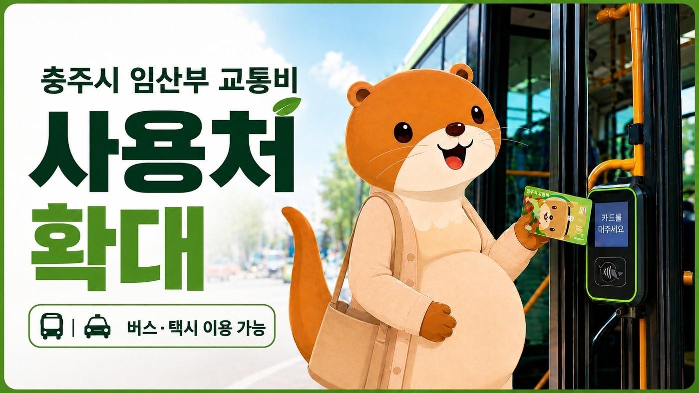 본문 이미지 - 충주시 임산부 교통비 지원 범위 확대 홍보 이미지(충주시 제공. 재판매 및 DB금지)
