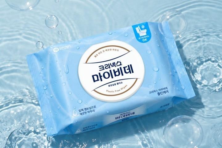 본문 이미지 - 유한킴벌리가 변기내림 적합성과 사용 편의성을 강화한 '크리넥스 마이비데' 리뉴얼 제품을 출시한다. (유한킴벌리 제공)