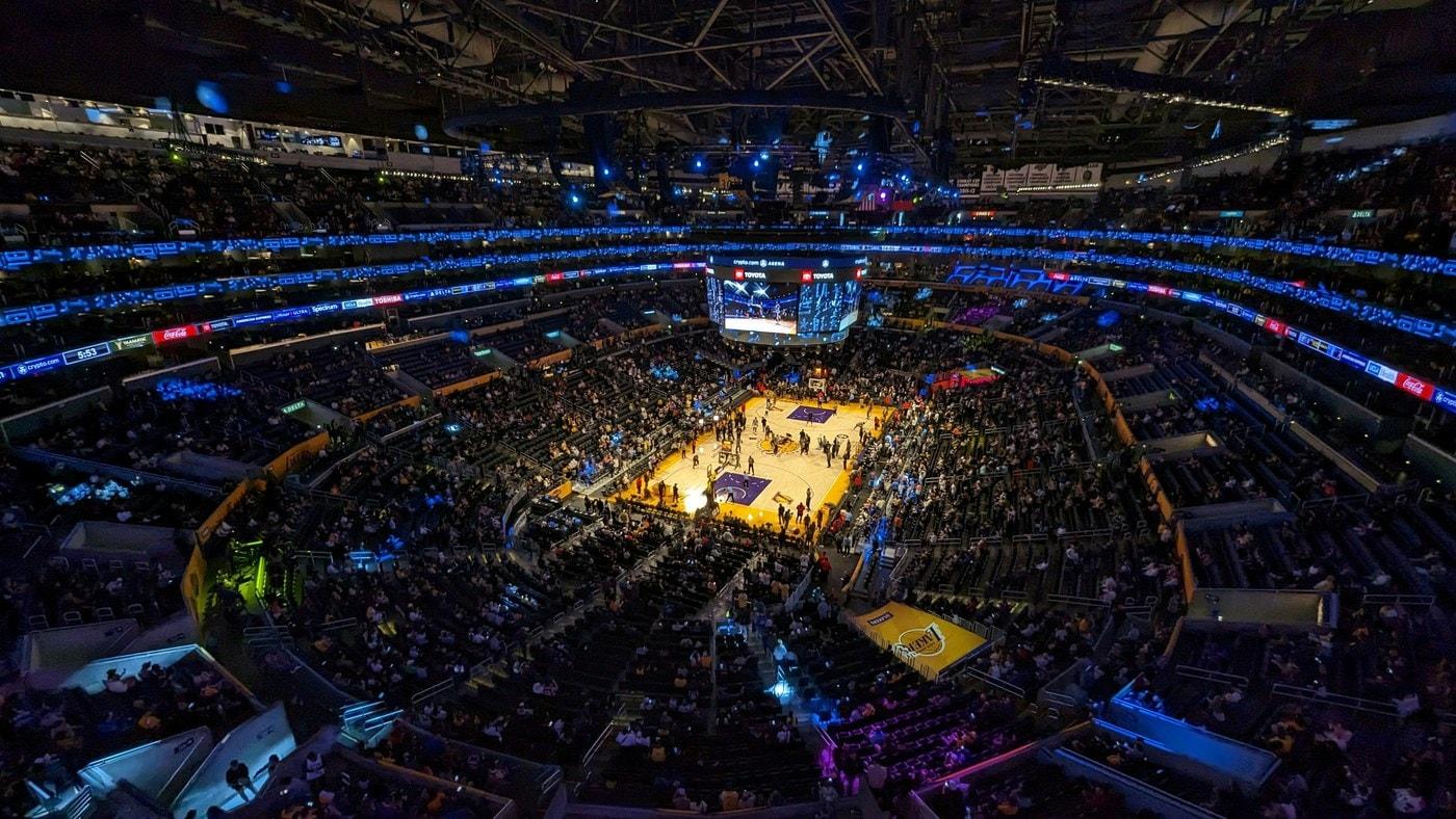 본문 이미지 - NBA 경기 장면(한진트래블 제공)