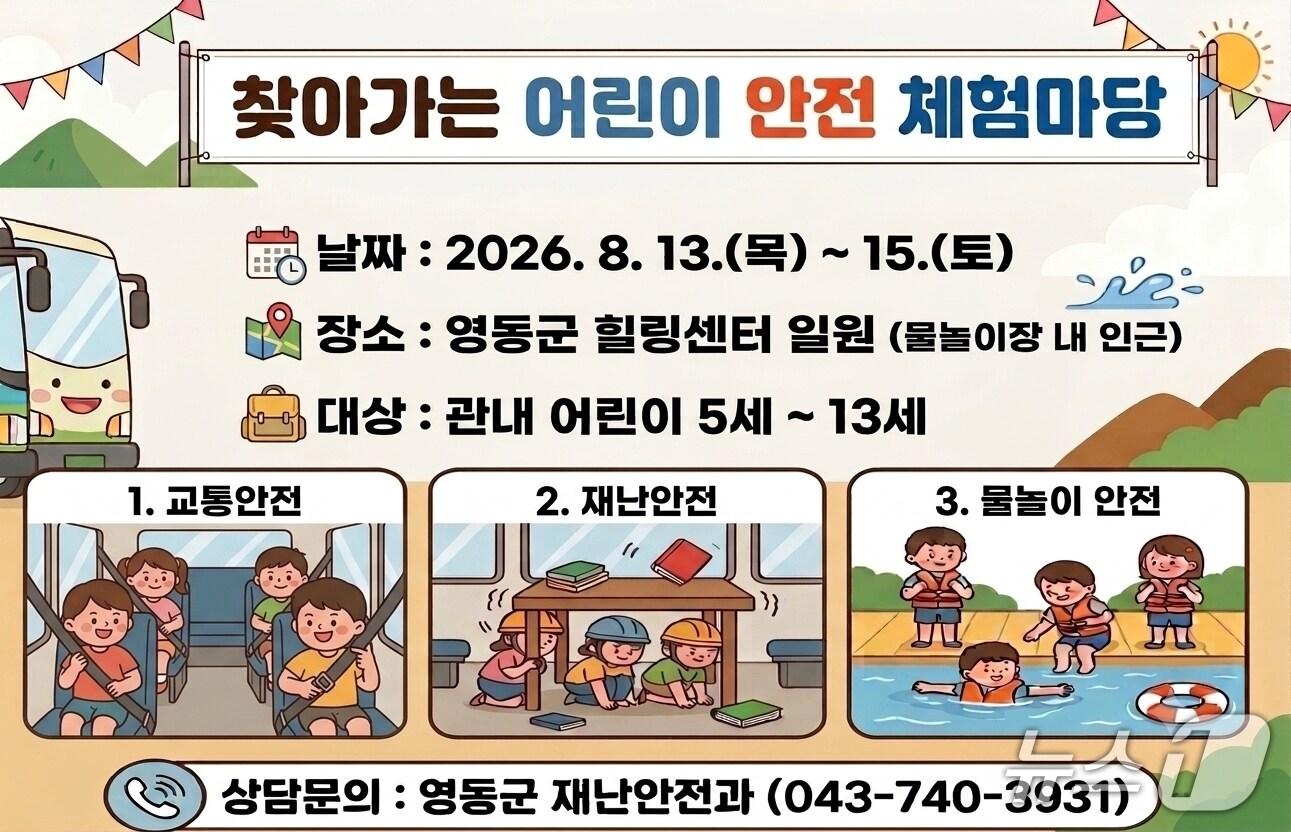 본문 이미지 - 찾아가는 어린이 안전 체험마당 운영 안내.(영동군 제공.재판매 및 DB금지)/뉴스1 