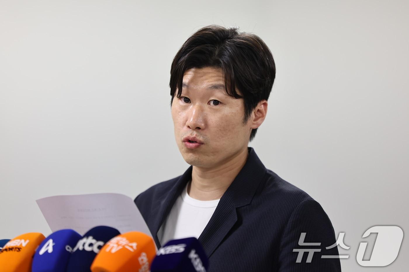 본문 이미지 - 박지성 K-축구혁신위원회 공동위원장. ⓒ 뉴스1 김도우 기자