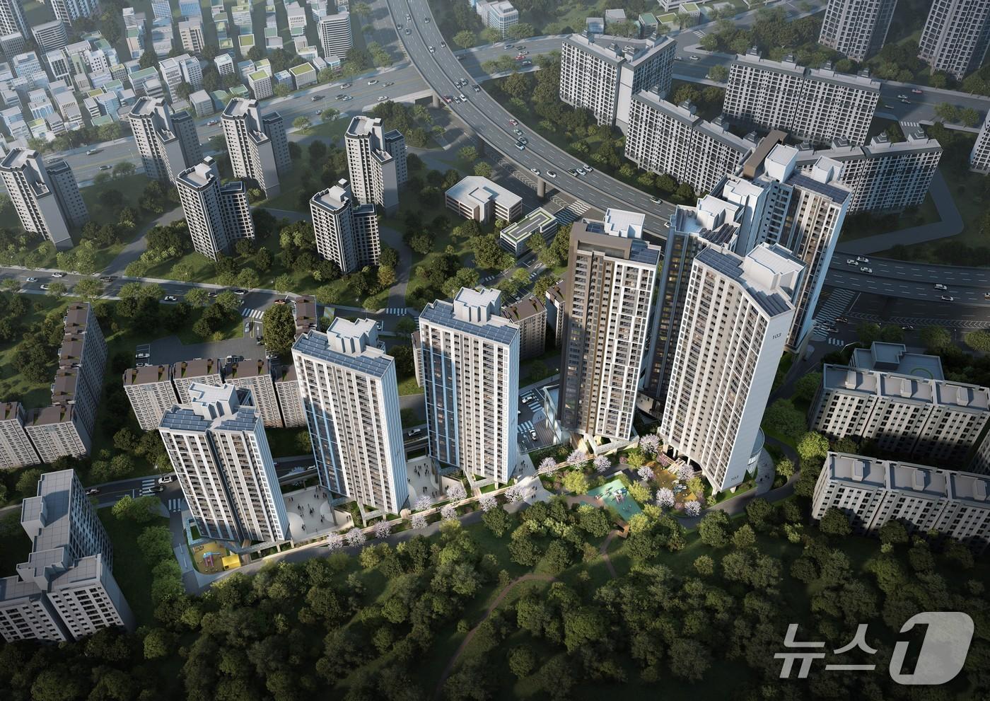 본문 이미지 - 서울 성북구 돈암동 624번지 일대 조성되는 역세권 주택 조감도(서울시 제공)