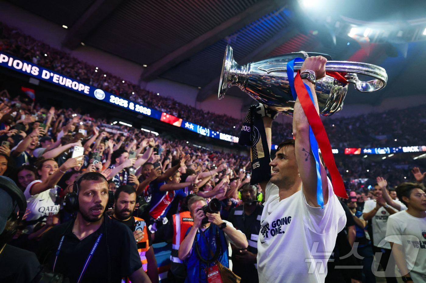 본문 이미지 - 지난 시즌 UCL 우승 팀 PSG ⓒ AFP=뉴스1