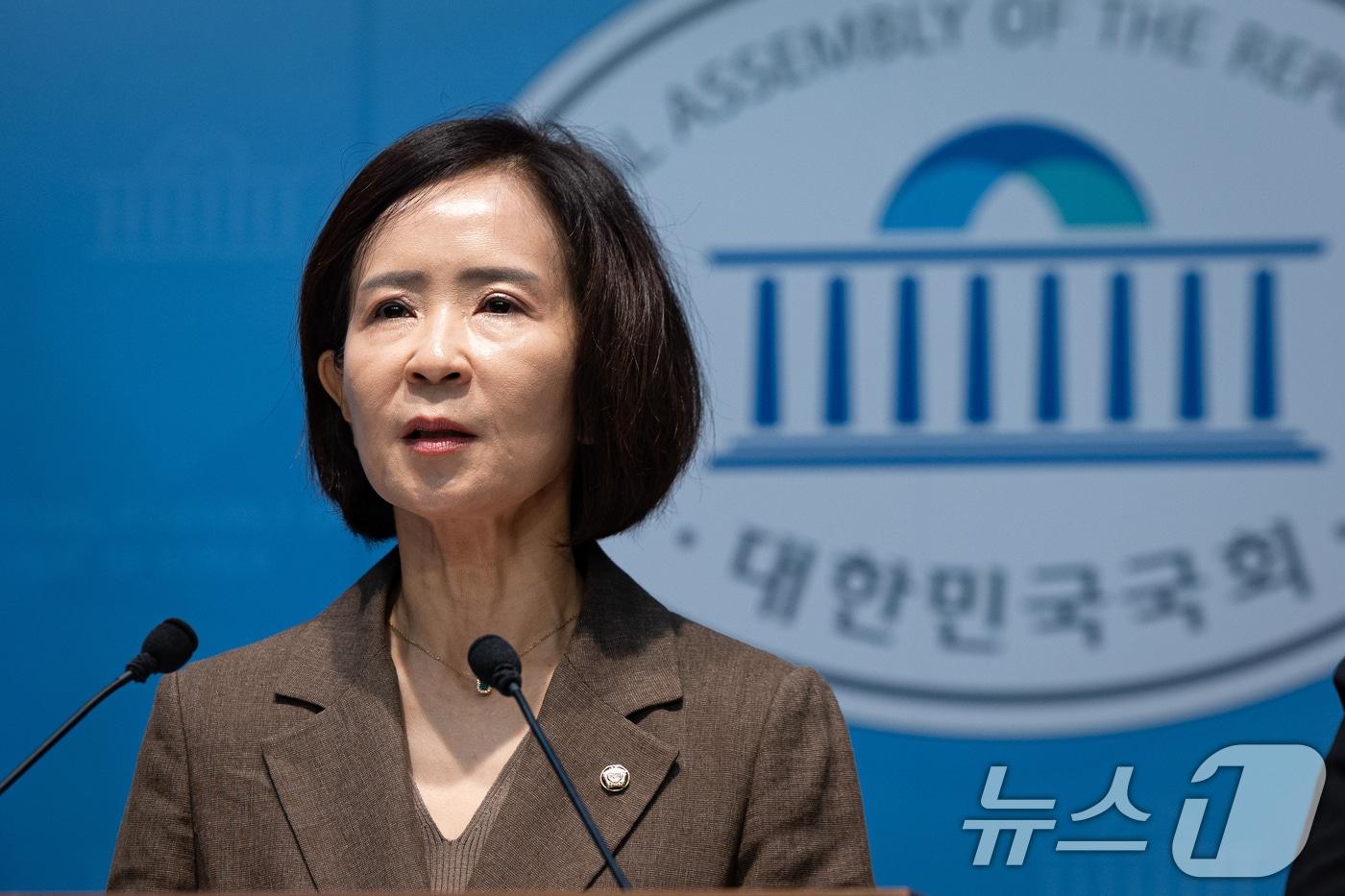 본문 이미지 - 최수진 국민의힘 원내수석대변인. 2026.8.13 ⓒ 뉴스1 유승관 기자