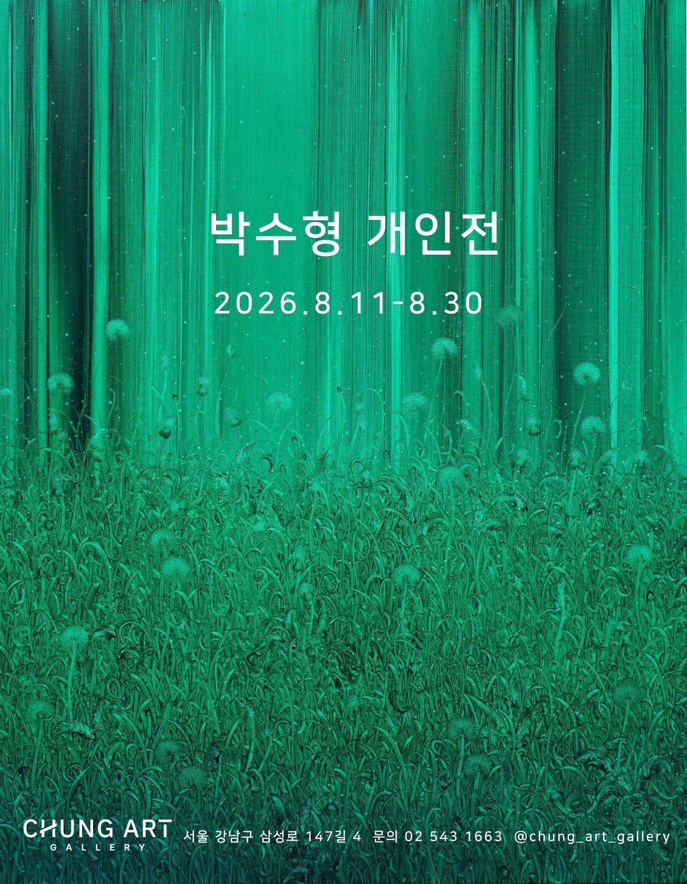 본문 이미지 - '박수형 개인전' 포스터 (청화랑 제공)