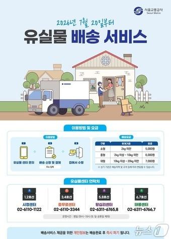 본문 이미지 - 붙임 유실물 집앞배송 포스터