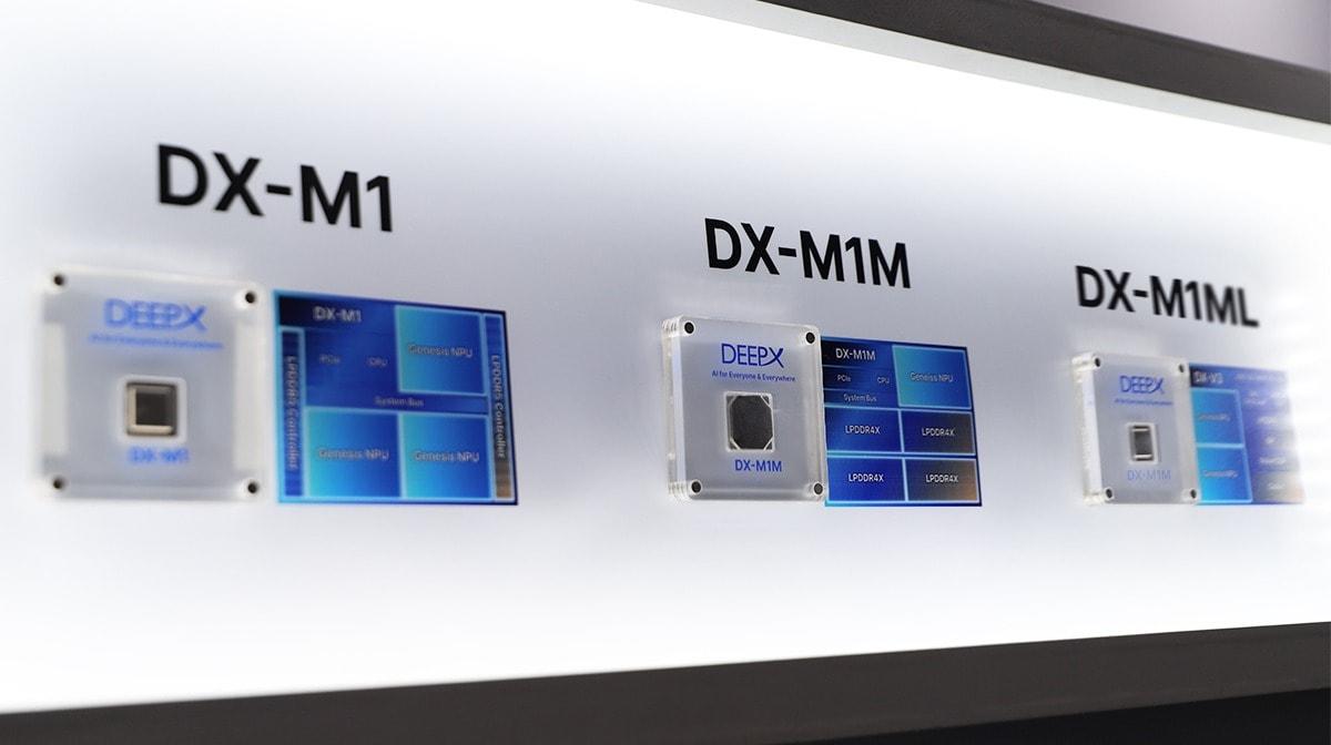 본문 이미지 - 딥엑스의 온디바이스 AI 반도체 'DX-M1' 계열 제품 (딥엑스 제공)