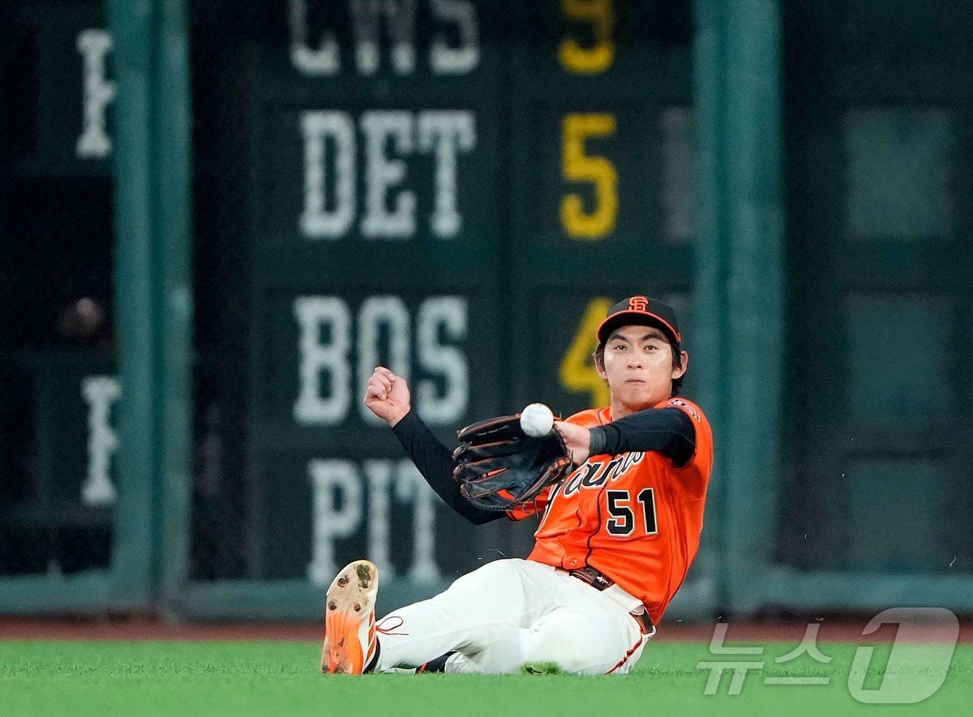 본문 이미지 - MLB 샌프란시스코 이정후. ⓒ AFP=뉴스1