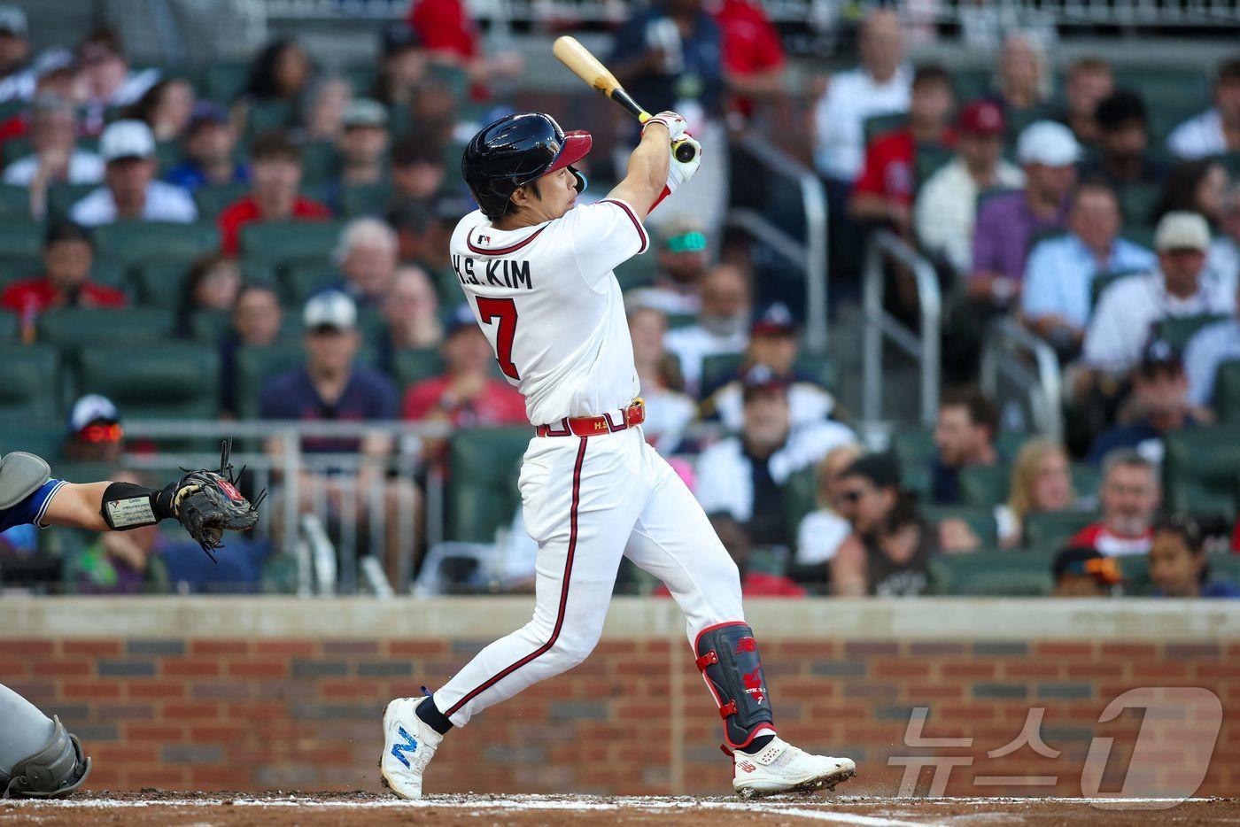 본문 이미지 - MLB 애틀랜타 김하성. ⓒ AFP=뉴스1