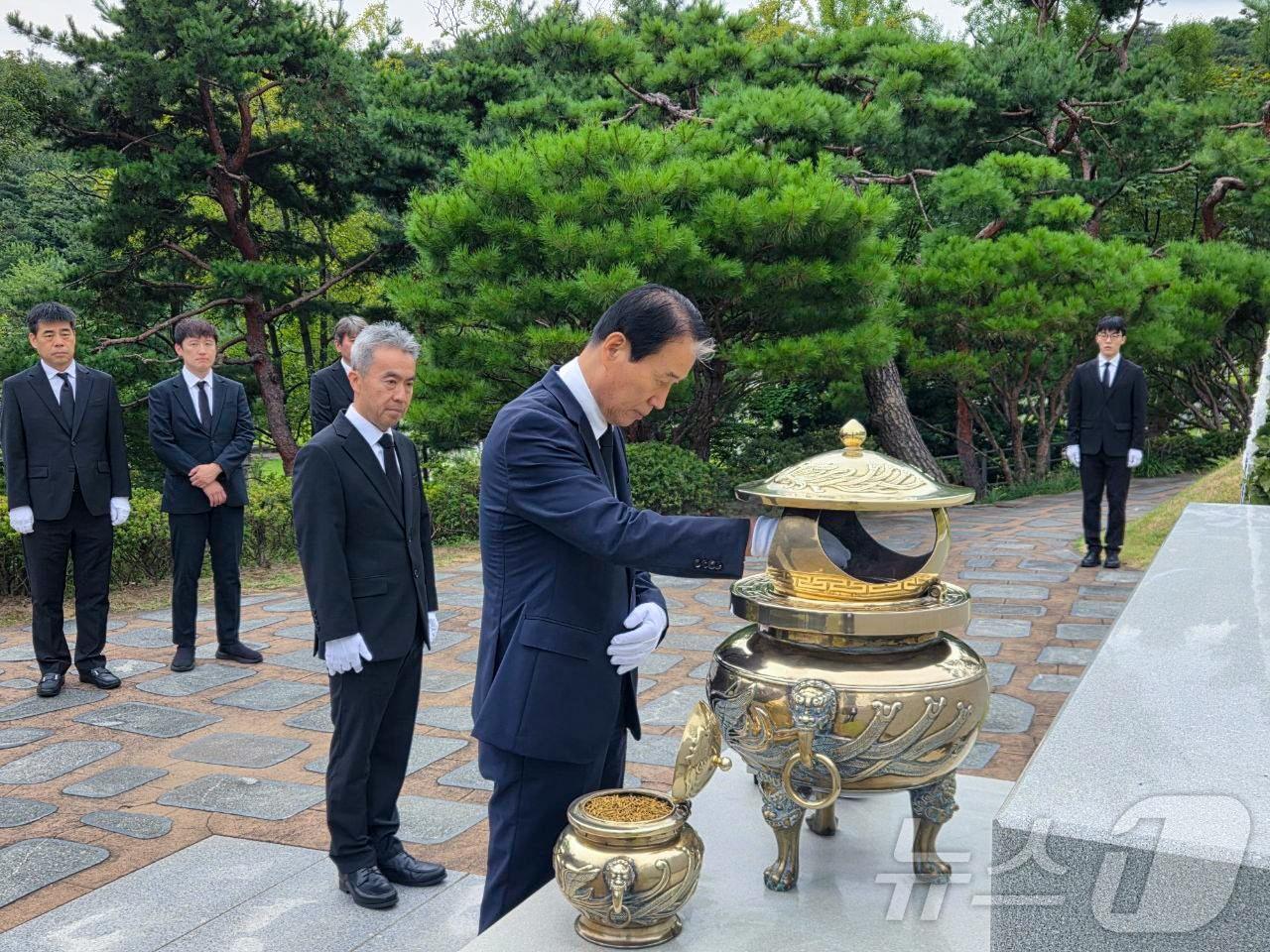 본문 이미지 - 권오을 국가보훈부 장관. (국가보훈부 제공. 재판매 및 DB 금지) 2026.8.16 ⓒ 뉴스1