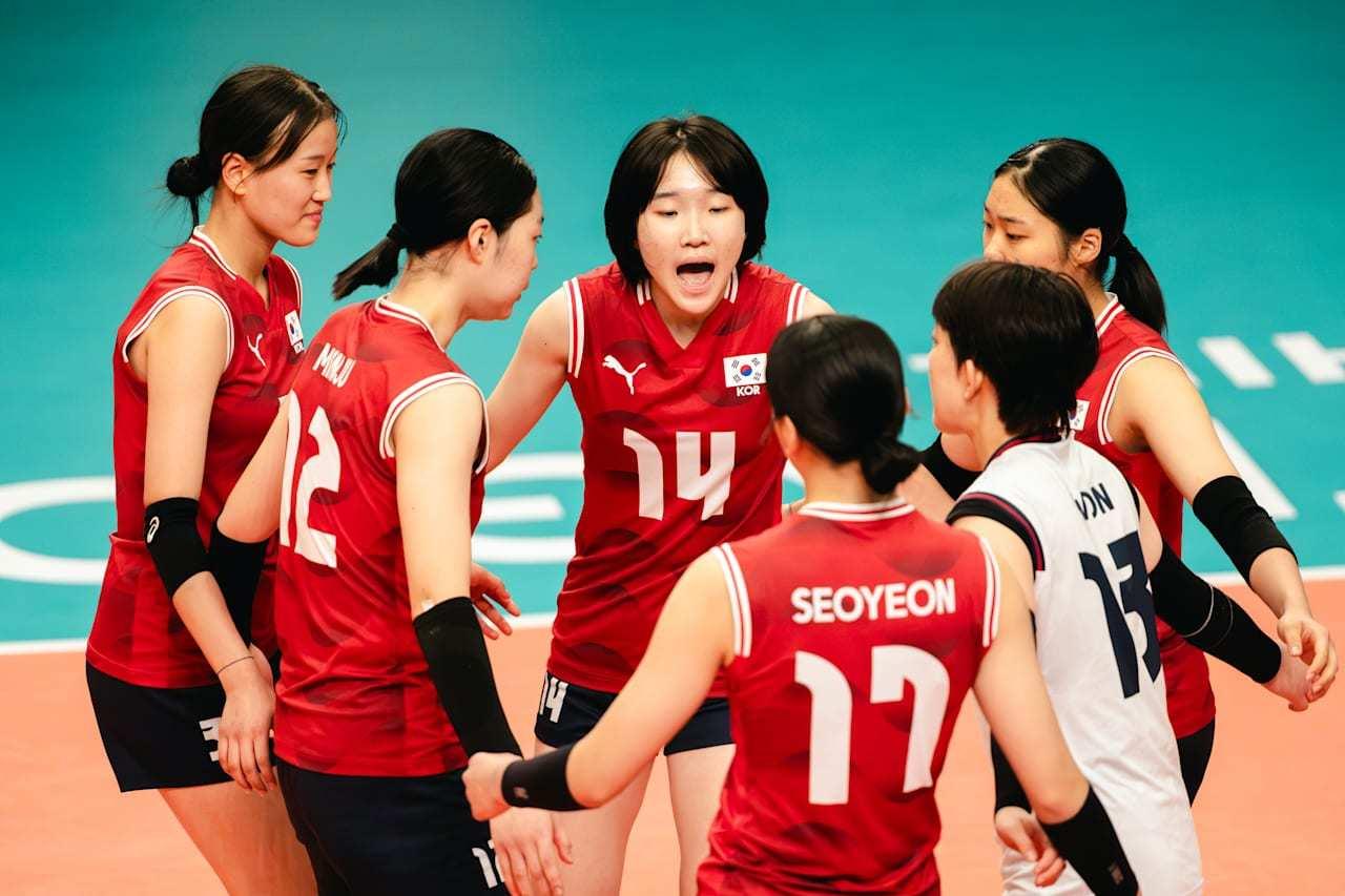본문 이미지 - U17 여자 배구 대표팀이 세계선수권대회를 6위로 마쳤다. (FIVB 제공)