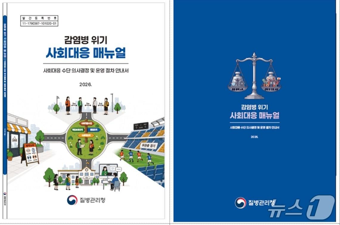 본문 이미지 - 감염병 위기 사회대응 매뉴얼.(질병관리청 제공)