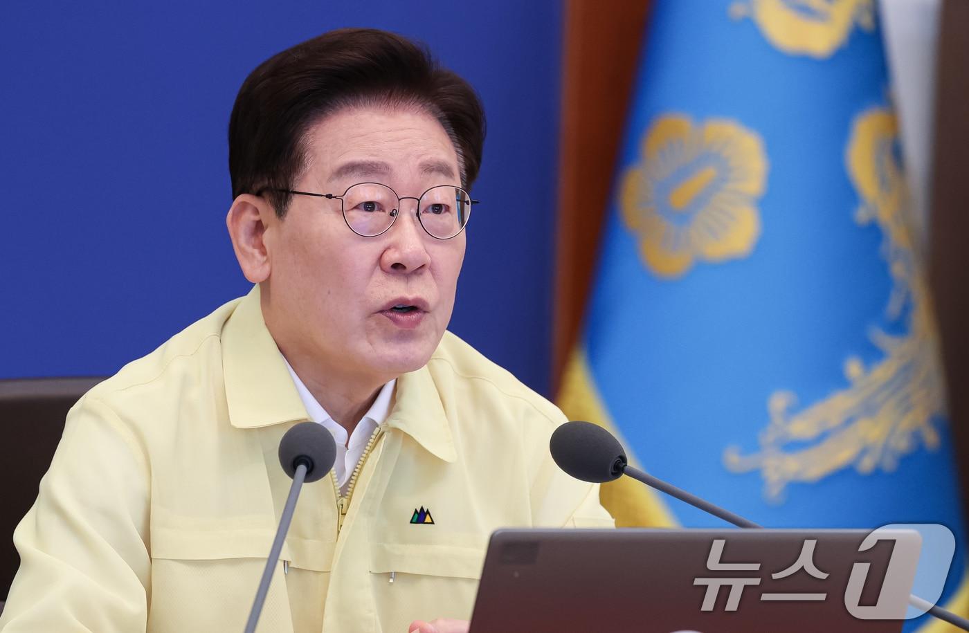 본문 이미지 - 이재명 대통령이 18일 청와대에서 열린 제1회 을지국무회의에서 발언을 하고 있다. 2026.8.18 ⓒ 뉴스1 허경 기자