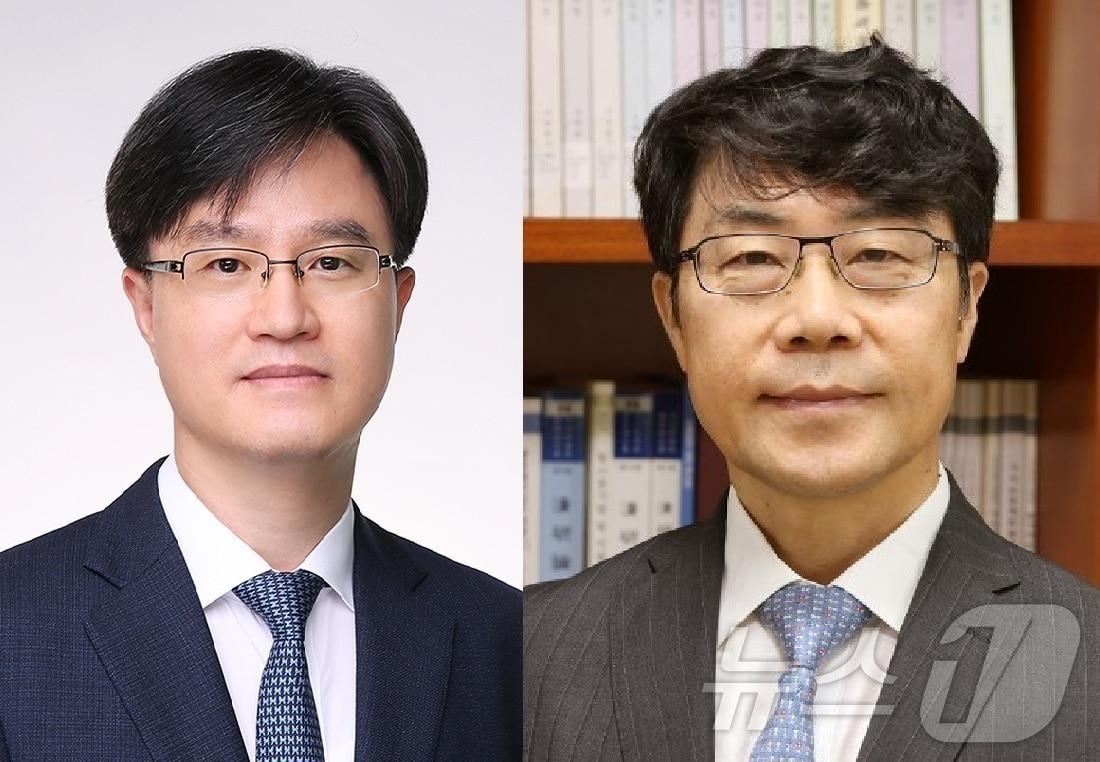 본문 이미지 - 조희대 대법원장이 노태악 대법관의 후임 대법관으로 손봉기 대구지법 부장판사를, 이흥구 대법관의 후임 대법관으로 김성수 서울고법 부장판사를 임명제청했다.( 왼쪽부터)손봉기 대구지법 부장판사와 김성수 서울고법 부장판사.(대법원 제공. 재판매 및 DB금지) 2026.8.18 ⓒ 뉴스1 최동현 기자