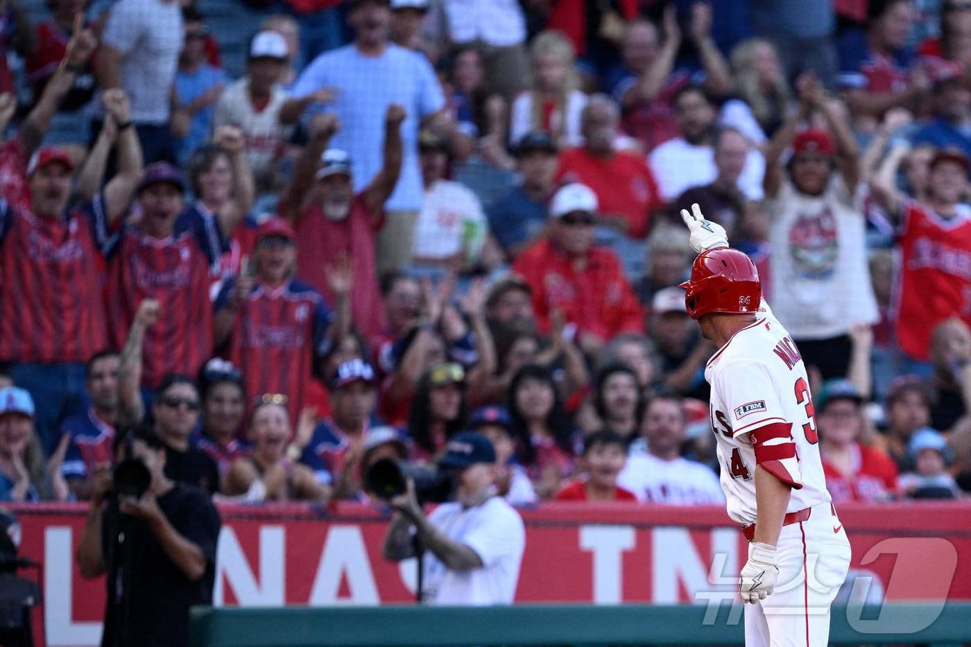 본문 이미지 - MLB 에인절스 트레이 맨시니가 은퇴를 선언했다. ⓒ AFP=뉴스1