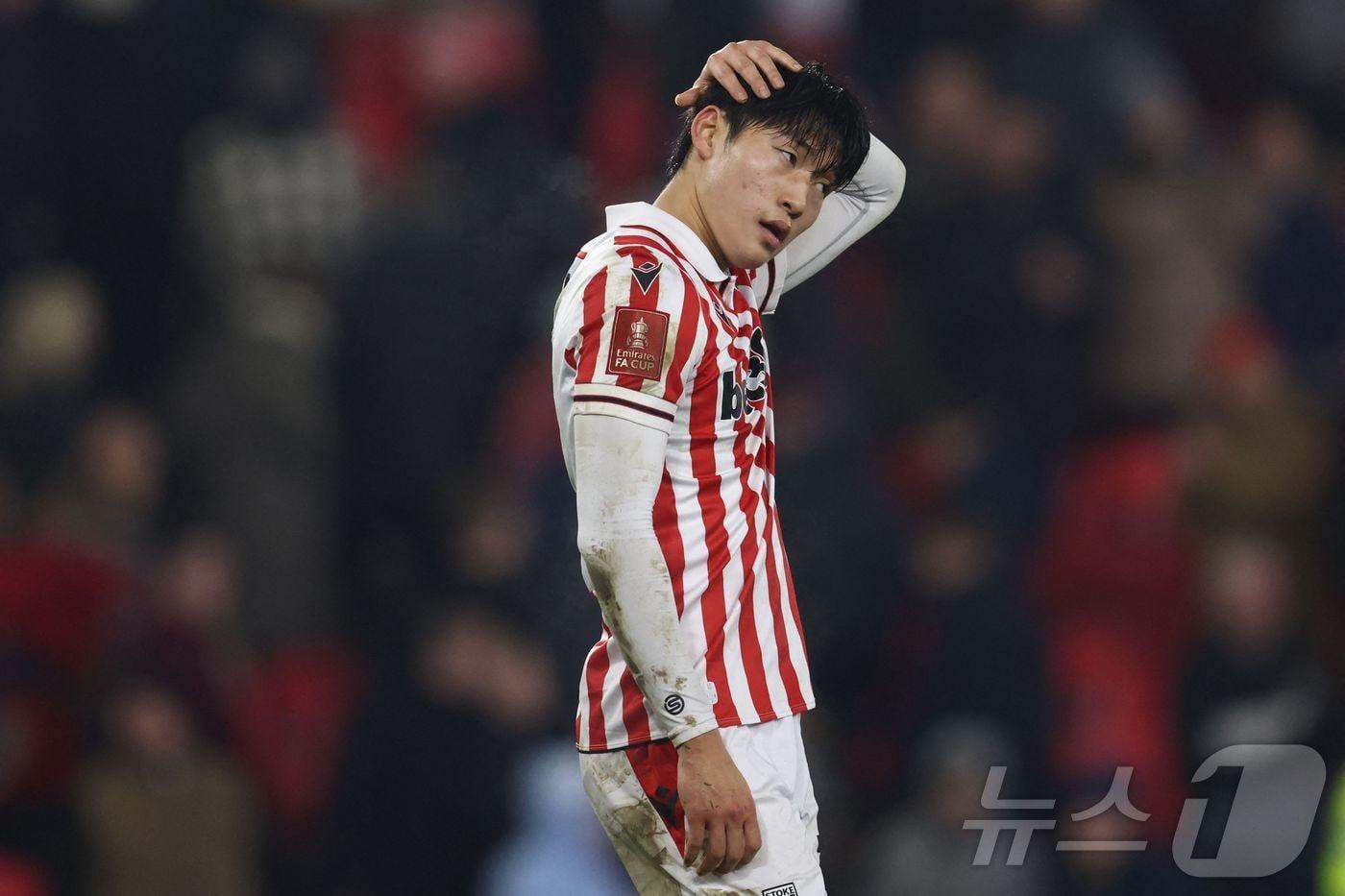 본문 이미지 - 스토크시티 배준호 ⓒ AFP=뉴스1