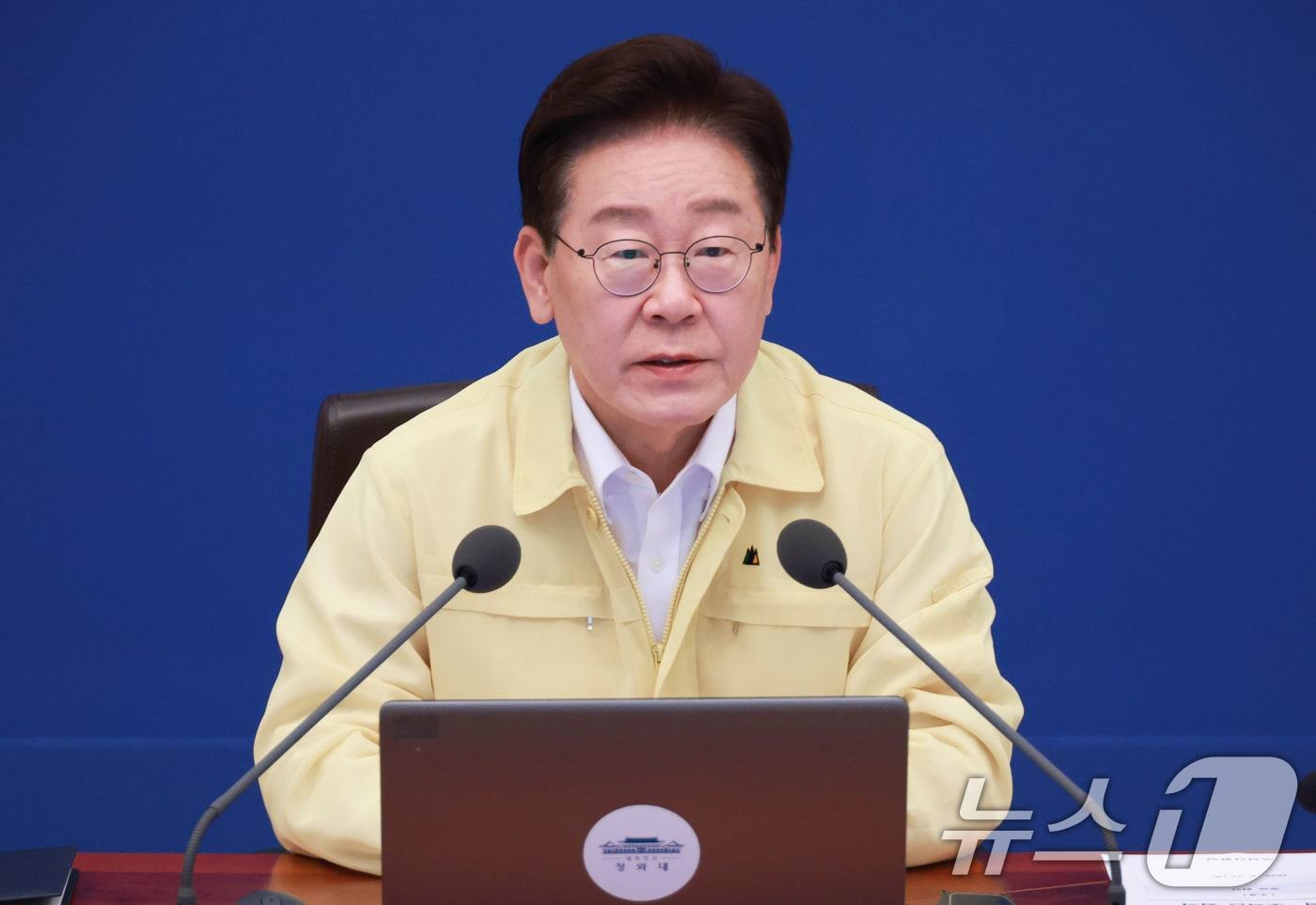 본문 이미지 - 이재명 대통령이 20일 청와대에서 열린 수석보좌관회의에서 발언하고 있다. (청와대통신사진기자단) 2026.8.20 ⓒ 뉴스1 허경 기자