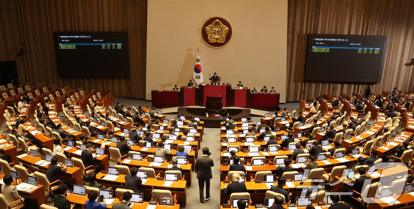 본문 이미지 - 20일 오후 서울 여의도 국회에서 열린 제438회 국회(임시회) 제1차 본회의 26.8.20 ⓒ 뉴스1 황기선 기자