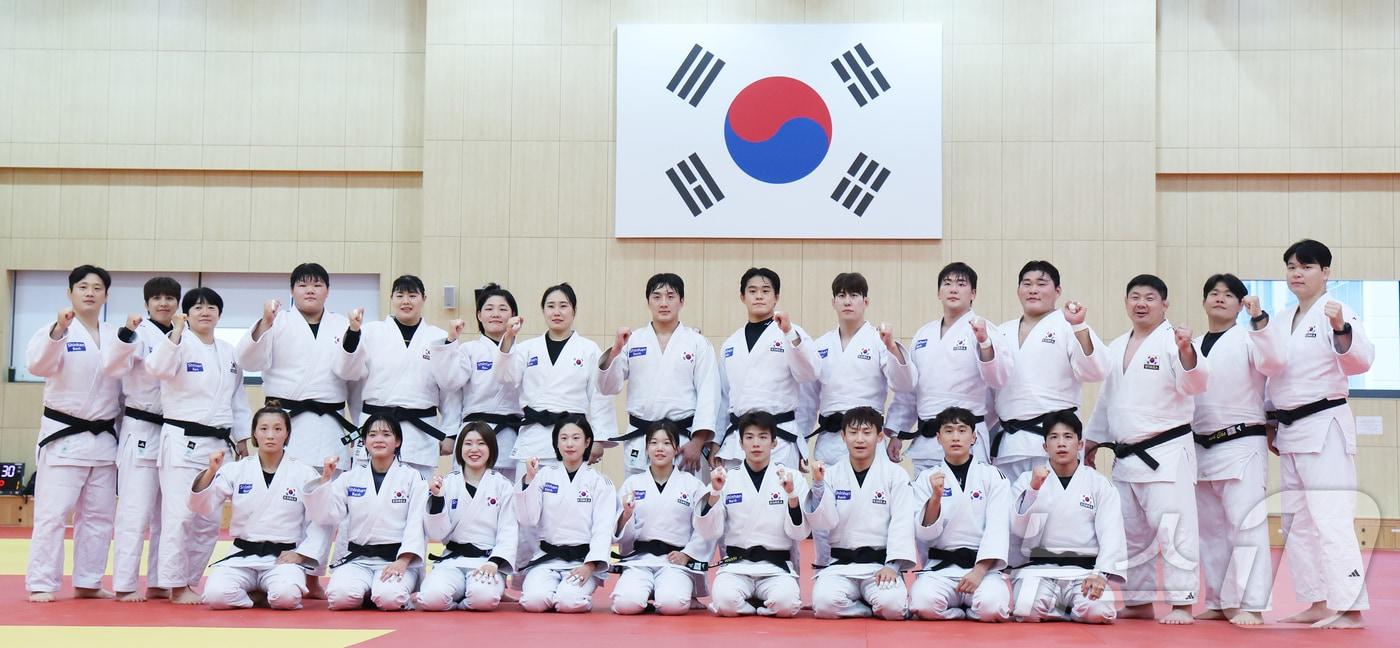본문 이미지 - 유도 국가대표 선수들.  ⓒ 뉴스1 안은나 기자