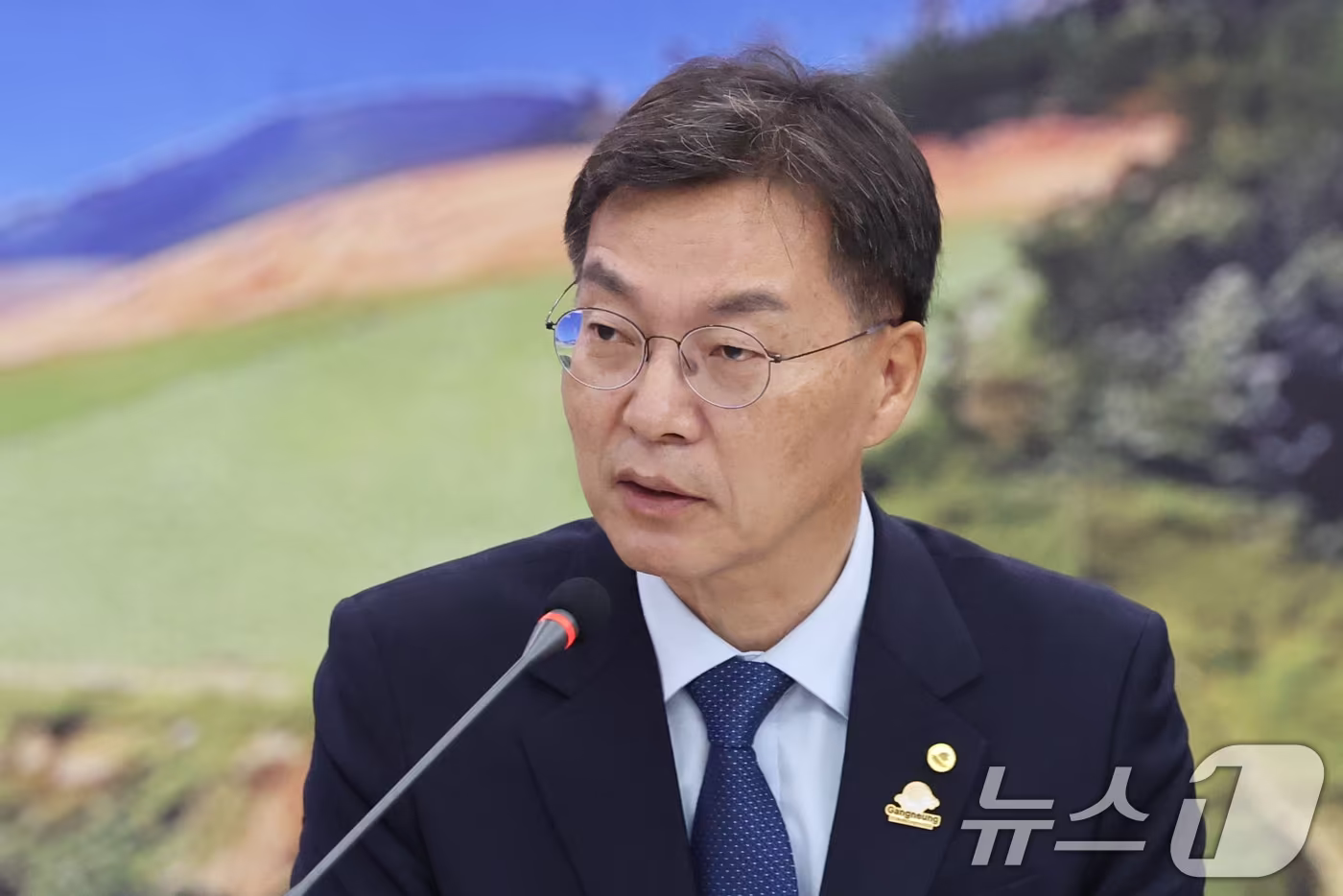 본문 이미지 - 김중남 강릉시장. ⓒ 뉴스1 황기선 기자