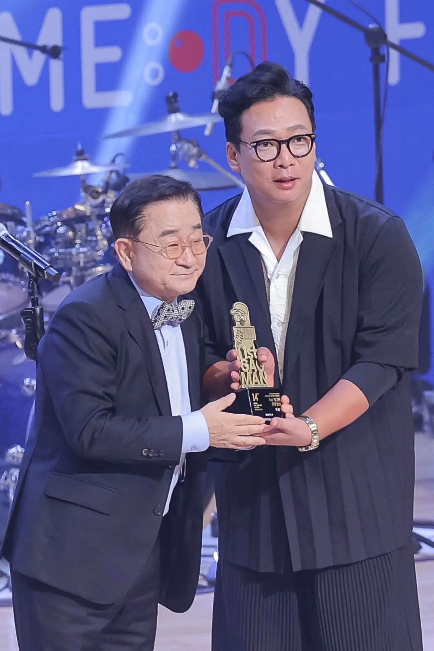 본문 이미지 - 코미디언 이홍렬(왼쪽), 박준형 /사진제공=부산국제코미디페스티벌 조직위원회