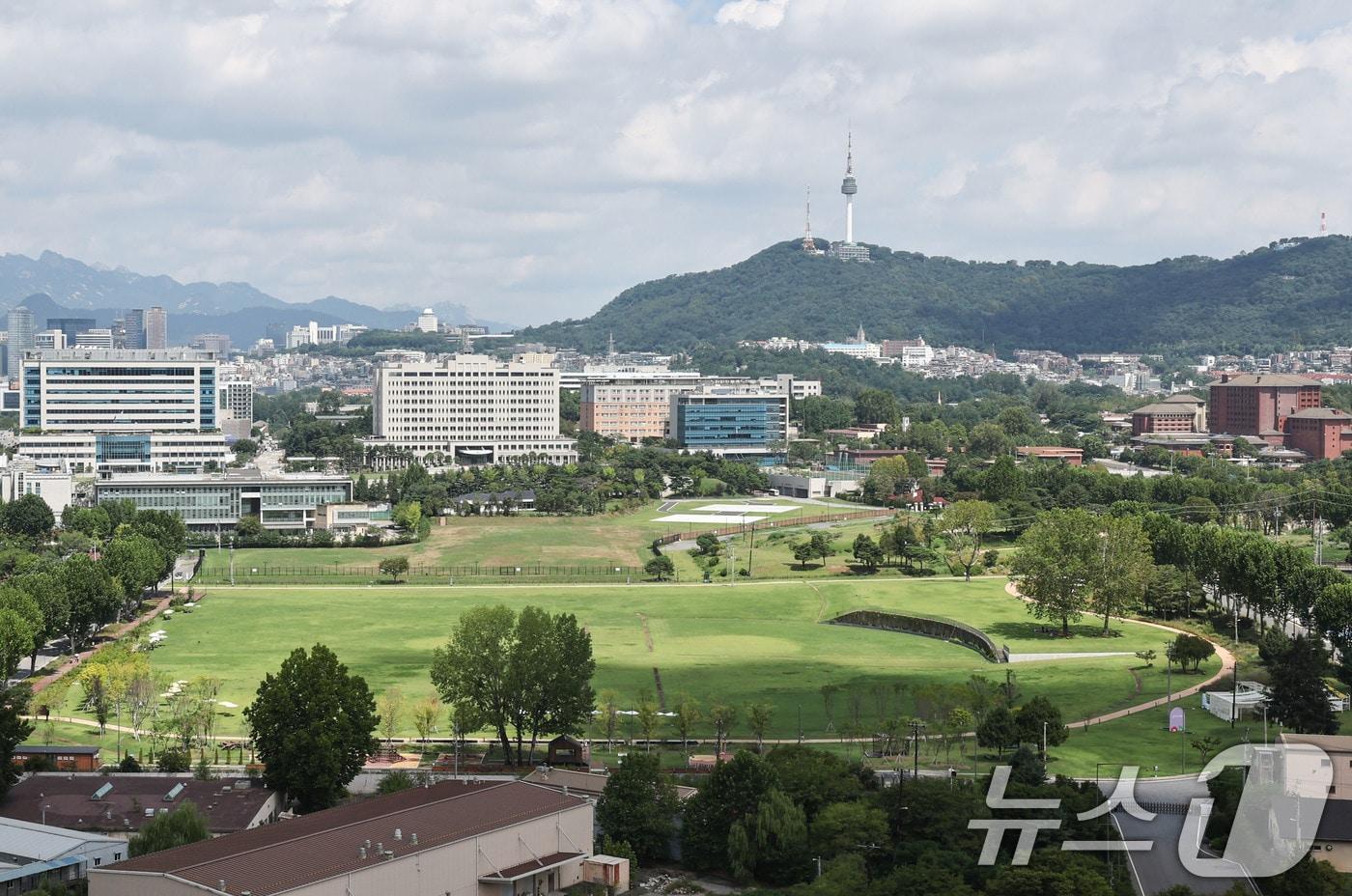본문 이미지 - 서울 용산구 용산공원 일대 모습. ⓒ 뉴스1 이종수 기자