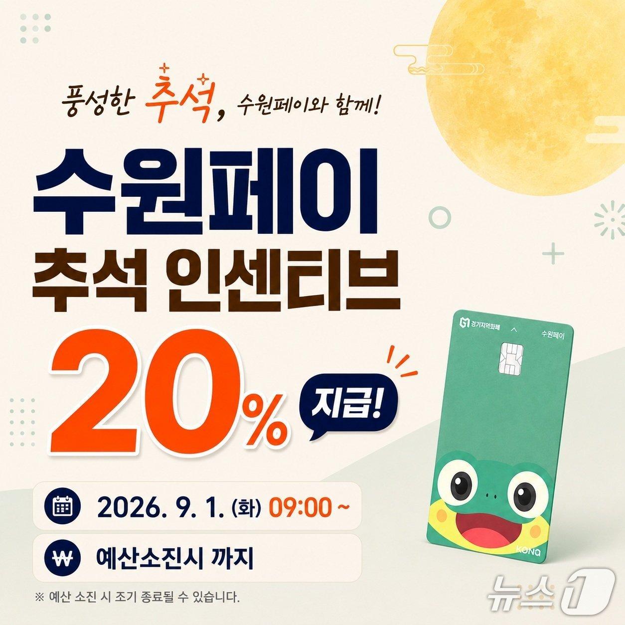 본문 이미지 - 수원페이 홍보물. (수원시 제공. 재판매 및 DB 금지) 2026.8.24/뉴스1