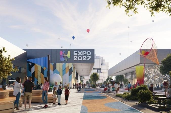 본문 이미지 - EXPO 2027 베오그라드 이미지(시공테크 제공)