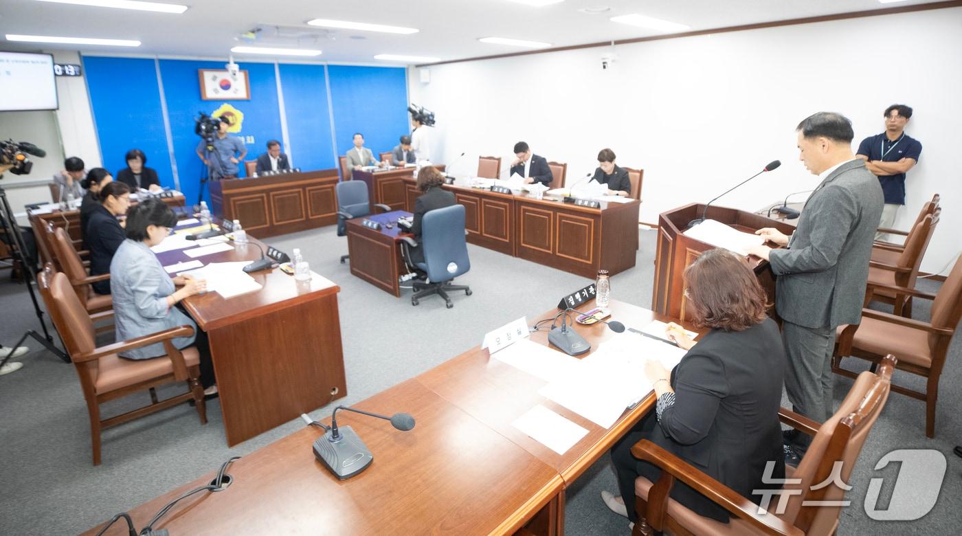 본문 이미지 - 제주도의회 교육위원회.(제주도의회 제공, 재판매 및 DB 금지)