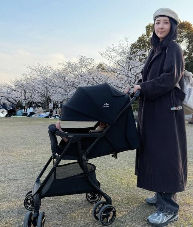 본문 이미지 - 대만 방송인 차이이첸(蔡宜臻·39)이 지난 4월 올린 일본 여행 사진. (사진=인스타그램 갈무리)