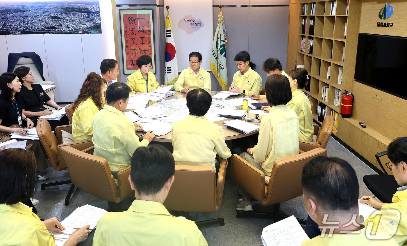 본문 이미지 - 대구 달서구가 민선 9기 재정운용 대혁신을 위한 '일몰사업 보고회'를 열고 있다. (달서구 제공. 재판매 및 DB금지)