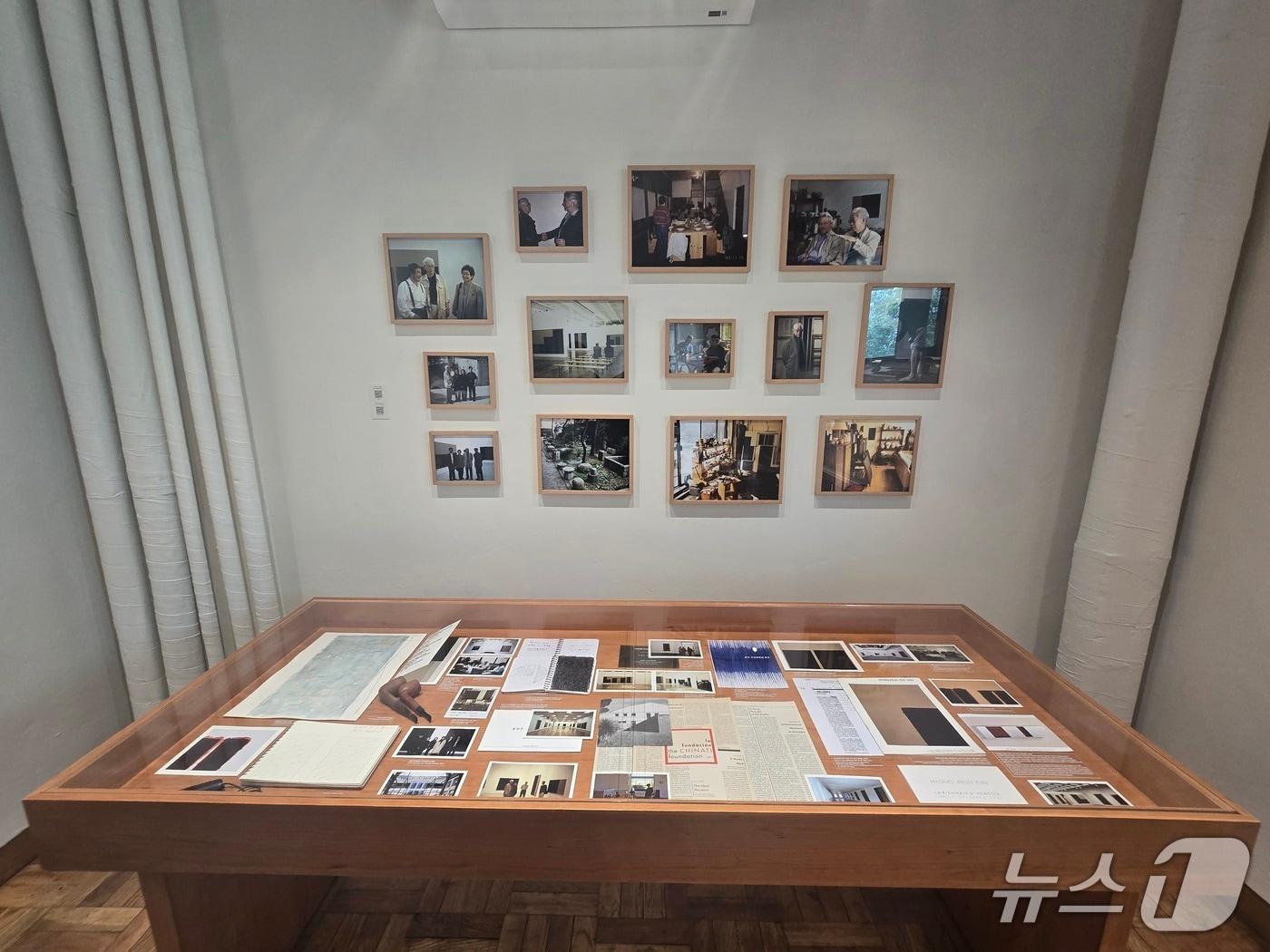 본문 이미지 - ''윤형근을 다시 상상하다' 展 전시 전경. ⓒ 뉴스1 김정한 기자