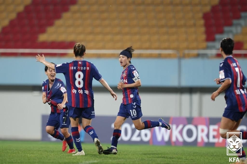 본문 이미지 - 수원FC 지소연. (대한축구협회 제공)