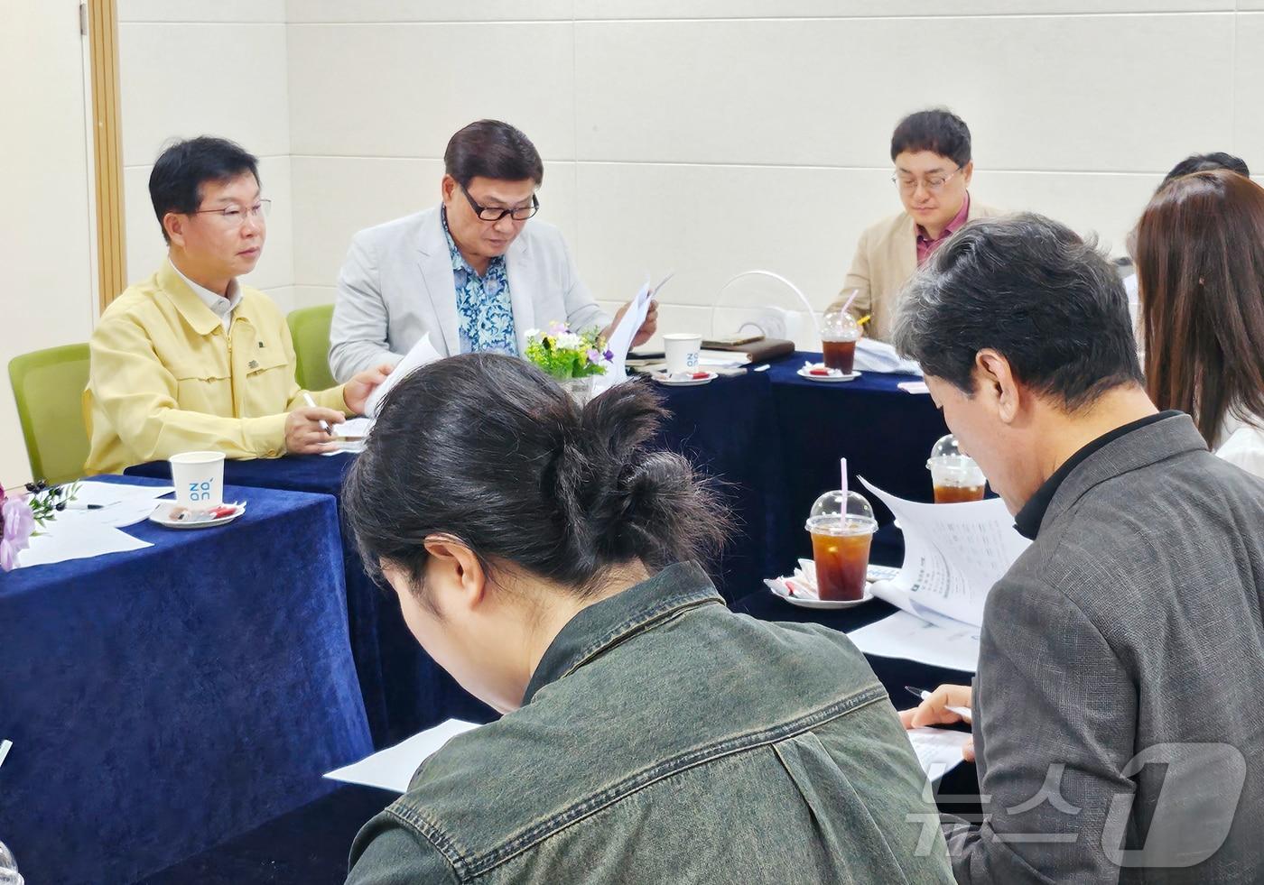 본문 이미지 - 박병규 전남광주통합특별시 광산구청장이 26일 출입기자단과 차담회를 갖고 있다. ⓒ 뉴스1 안재영 기자