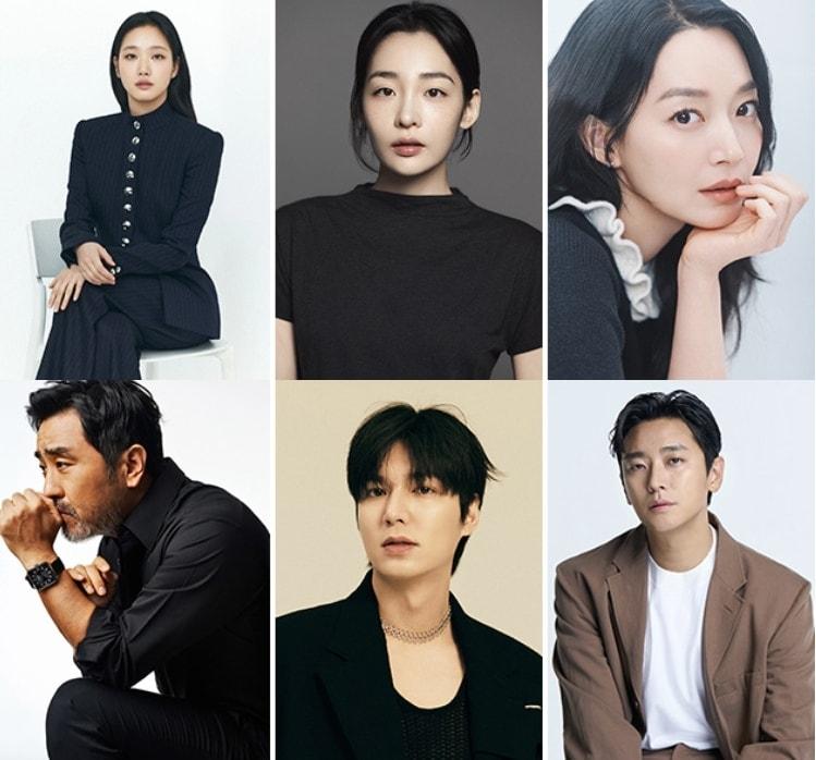 본문 이미지 - 김고은, 김민하, 신민아, 주지훈, 이민호, 류승룡(상단 왼쪽부터 시계방향, 각 소속사 제공)