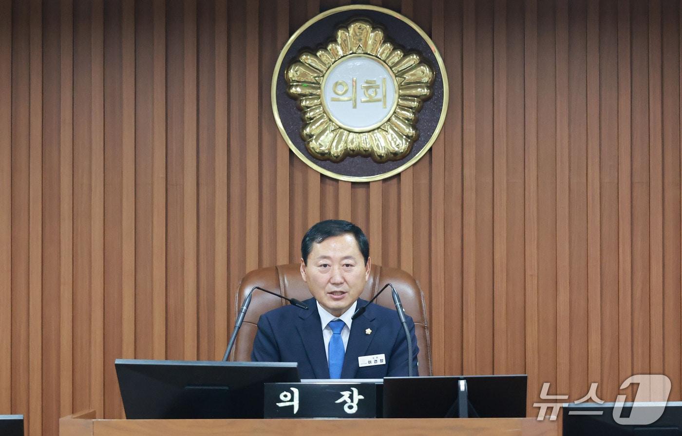 본문 이미지 - 이건창 의장.(논산시의회 제공. 재판매 및 DB금지)