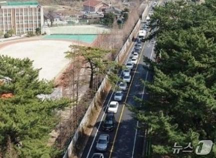 본문 이미지 - 국도 19호선 하동 지역 차량 정체 장면(하동군 제공. 재판매 및 DB금지).